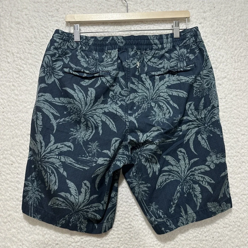 Polo Ralph Lauren Men's Size L‎ Navy Palm Tree Tropical Shorts Classic Fit